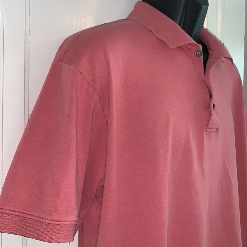 G.H. Bass & Co.‎ pink cotton polo shirt